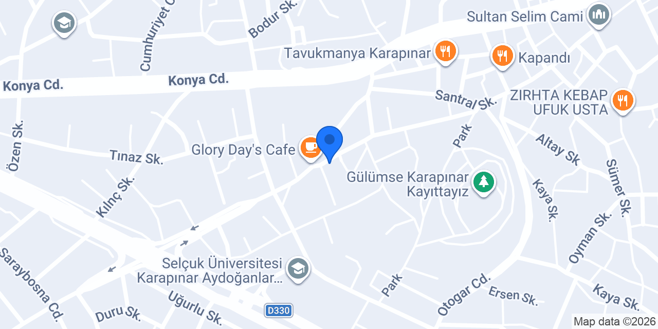 Onur Sürücü Kursu konumu