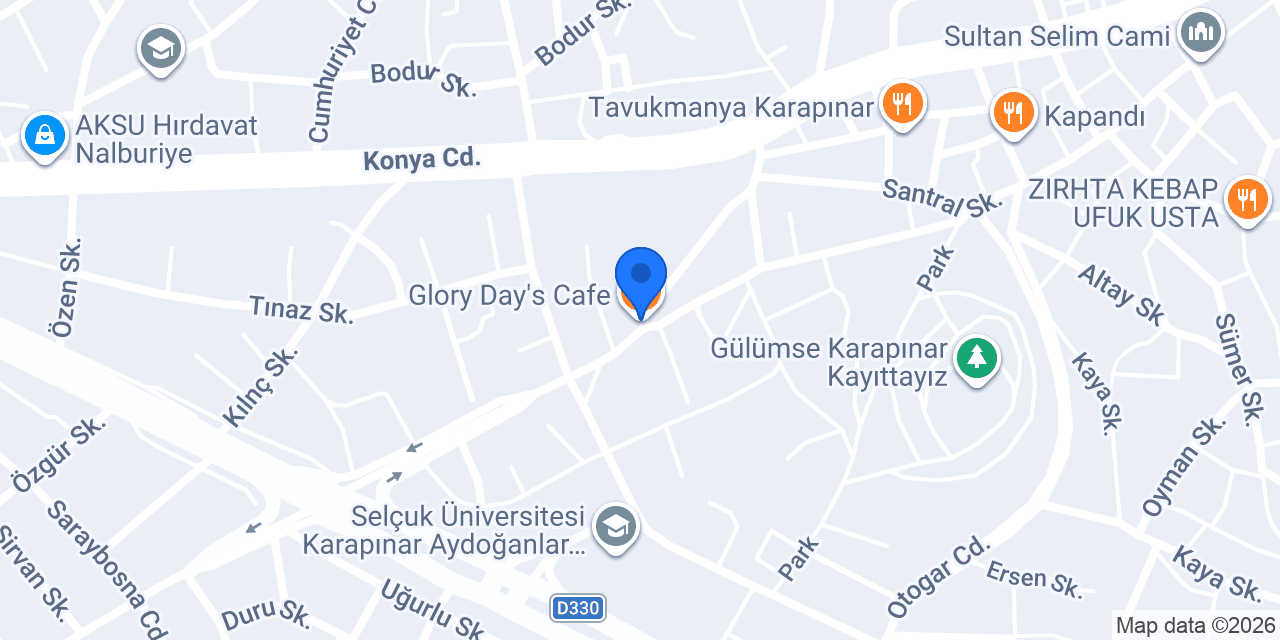 Glory Day's Cafe konumu