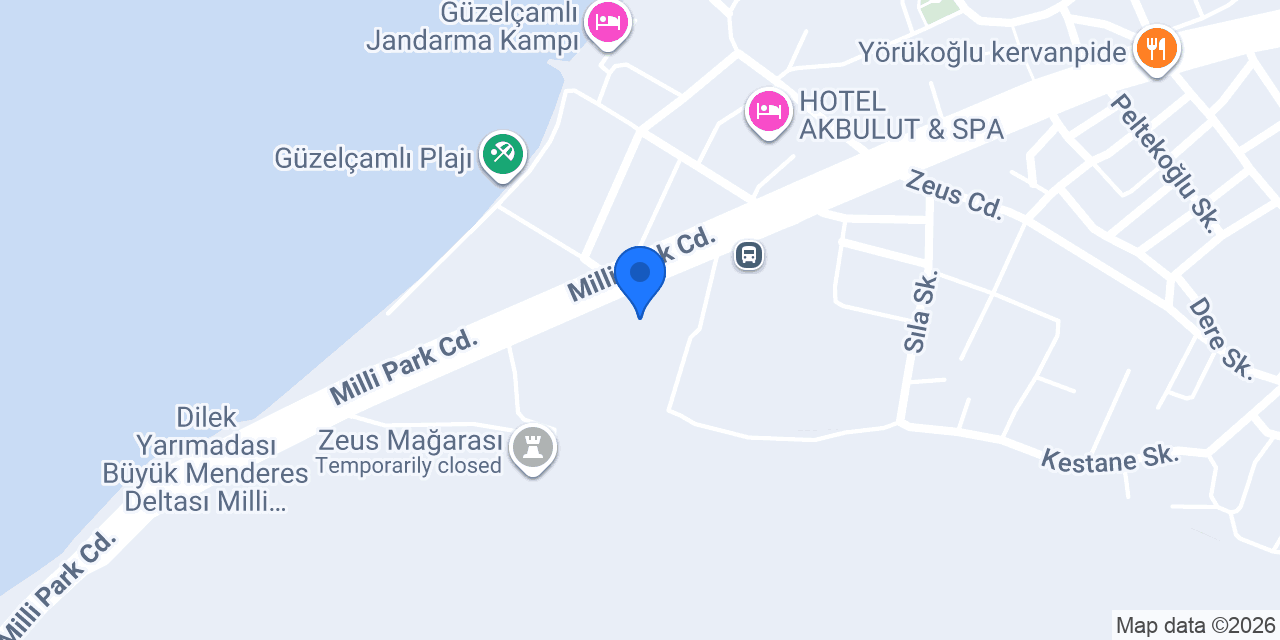 Kuşadası Hayal Bahçesi konumu