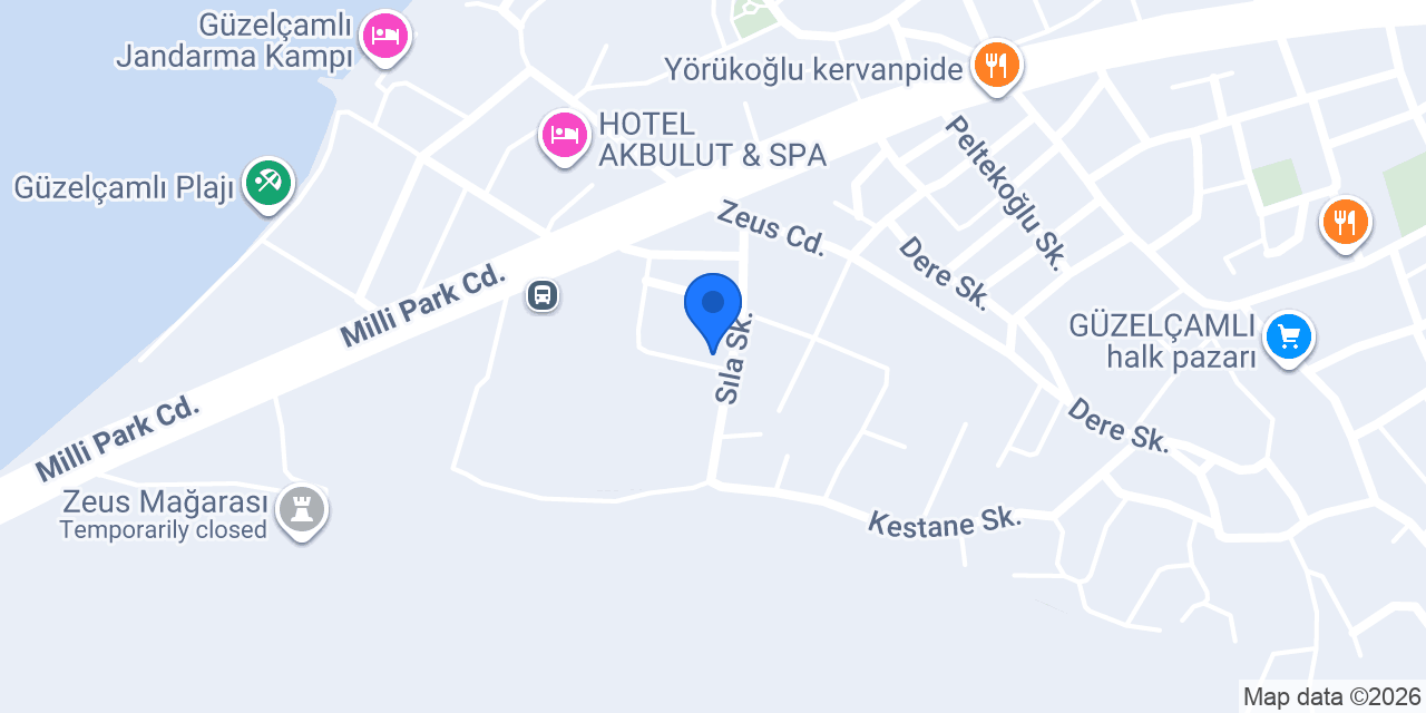 Hotel Hülya konumu