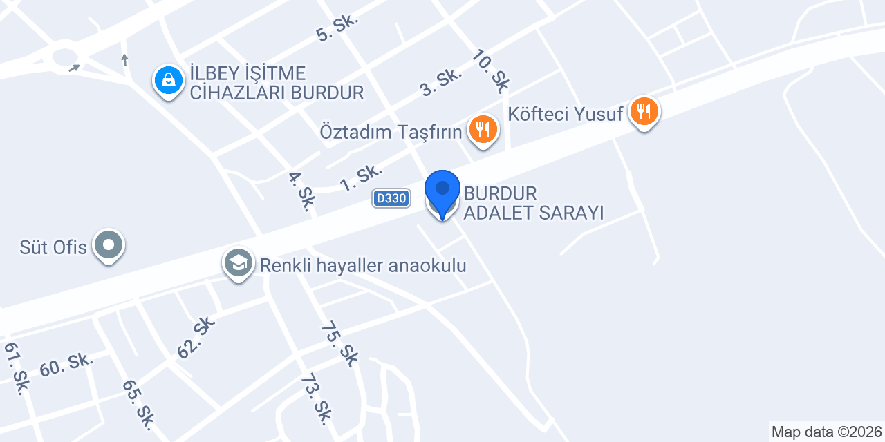 Adliye Taksi konumu