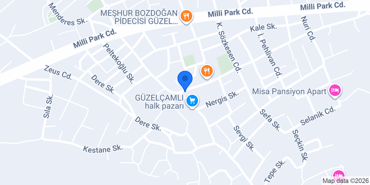 Suat Erkek Kuaforu konumu