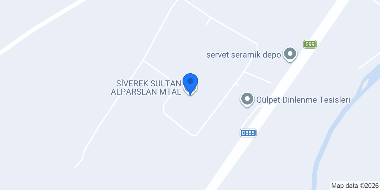 SİVEREK SULTAN ALPARSLAN MTAL konumu