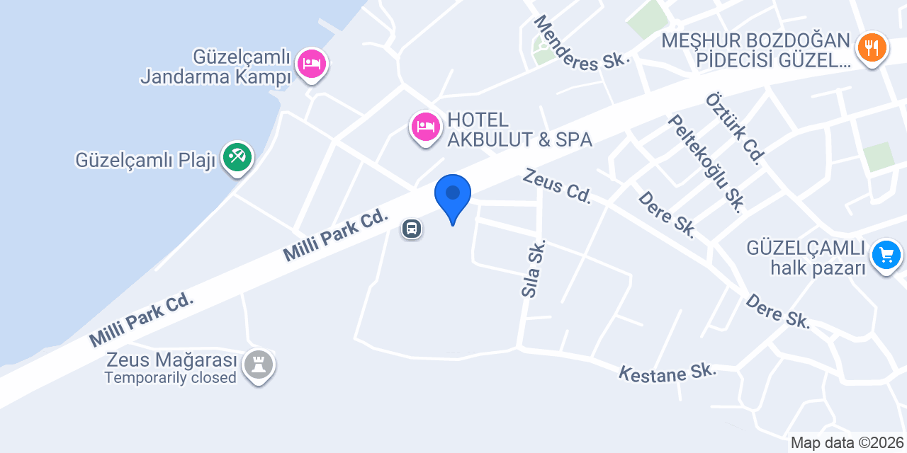 Keyf Konak Hotel konumu
