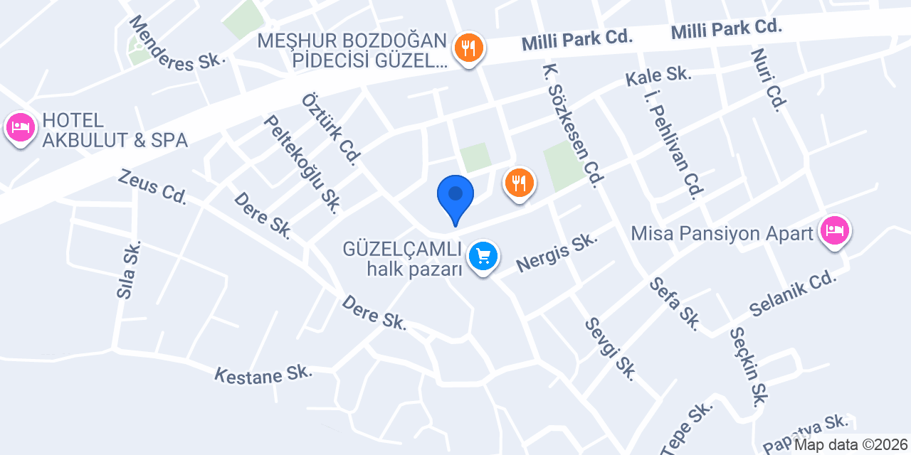Nehir pastanesi konumu