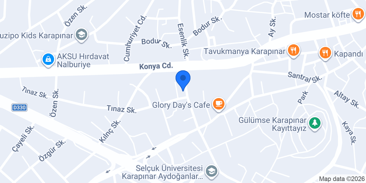 Saloon Tuğba konumu
