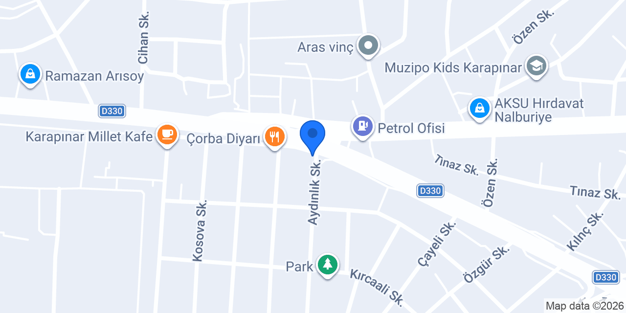 Dündarhan Otel konumu