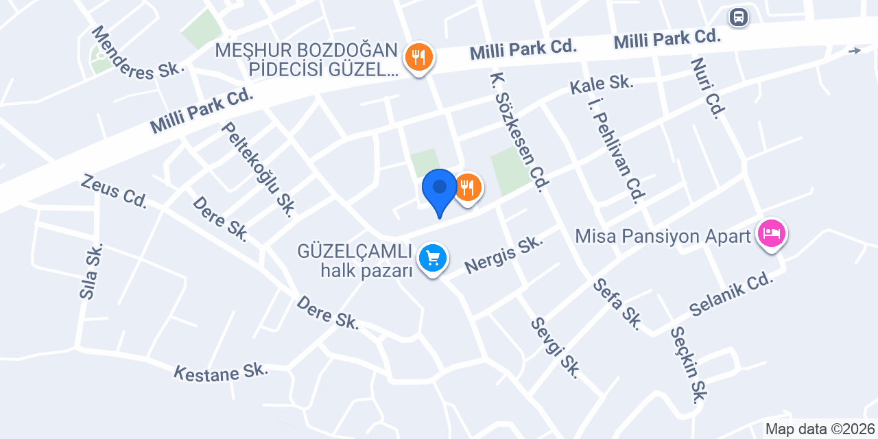 Güzelçamlı Merkez Kasap konumu