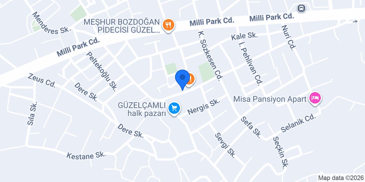 Yükselen Aperatif konumu