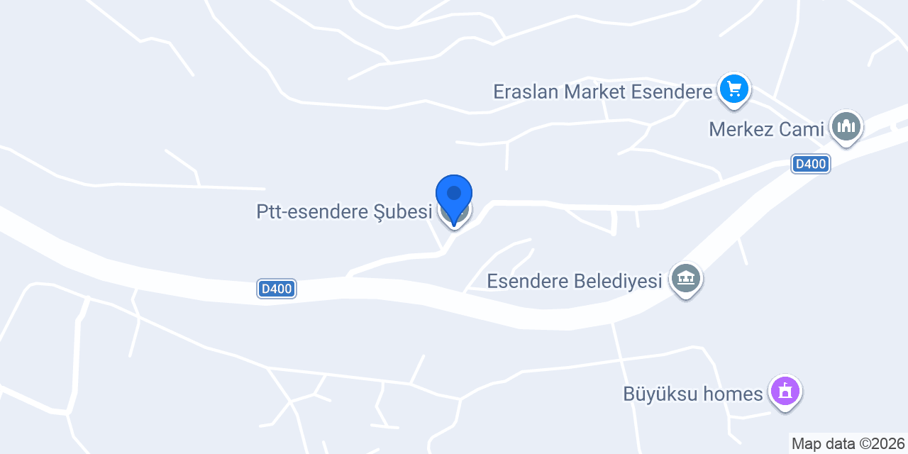 Ptt-esendere Şubesi konumu