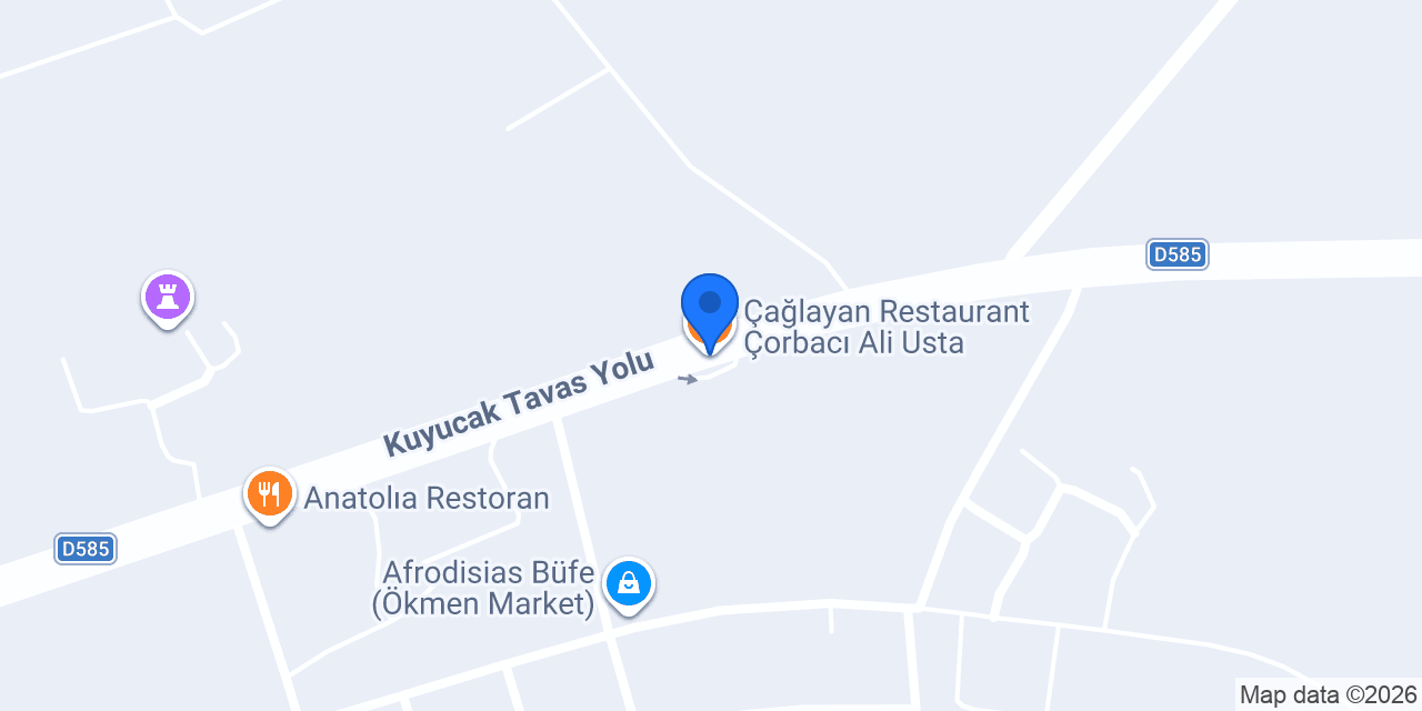 İnca restaurant &cafe konumu