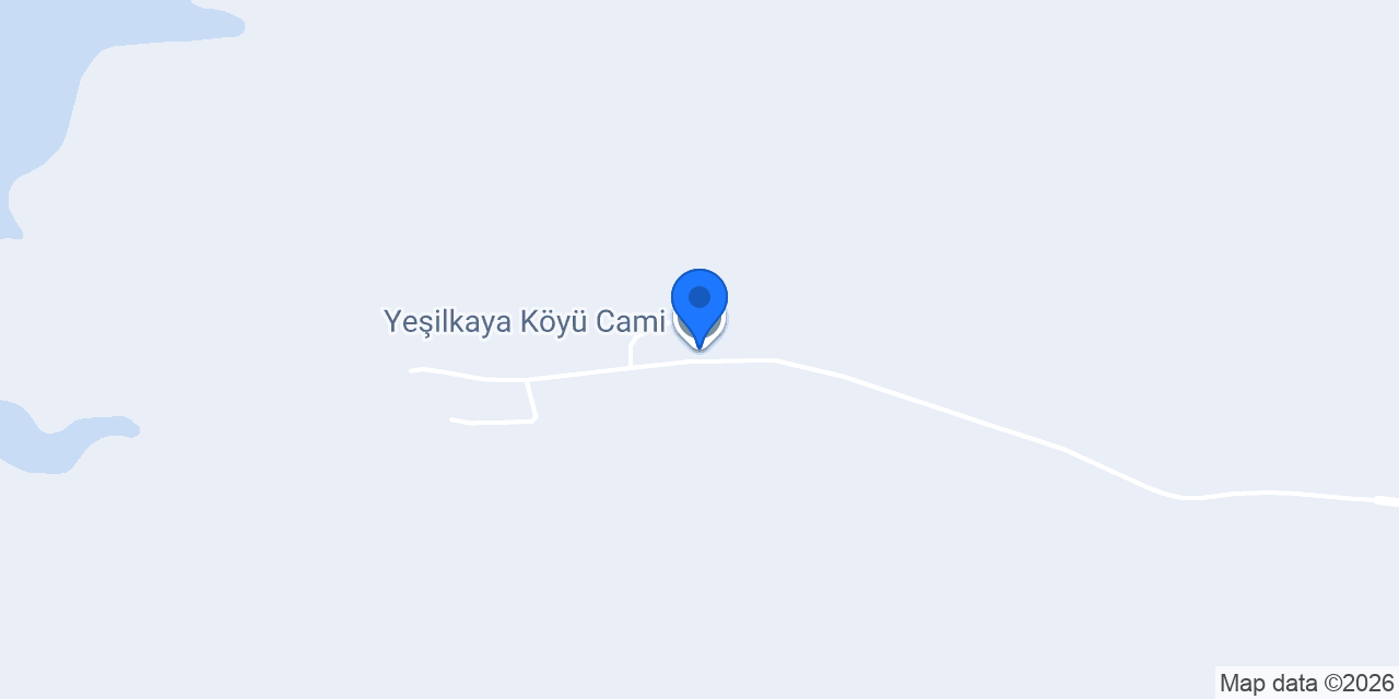 Yeşilkaya Köyü Cami konumu
