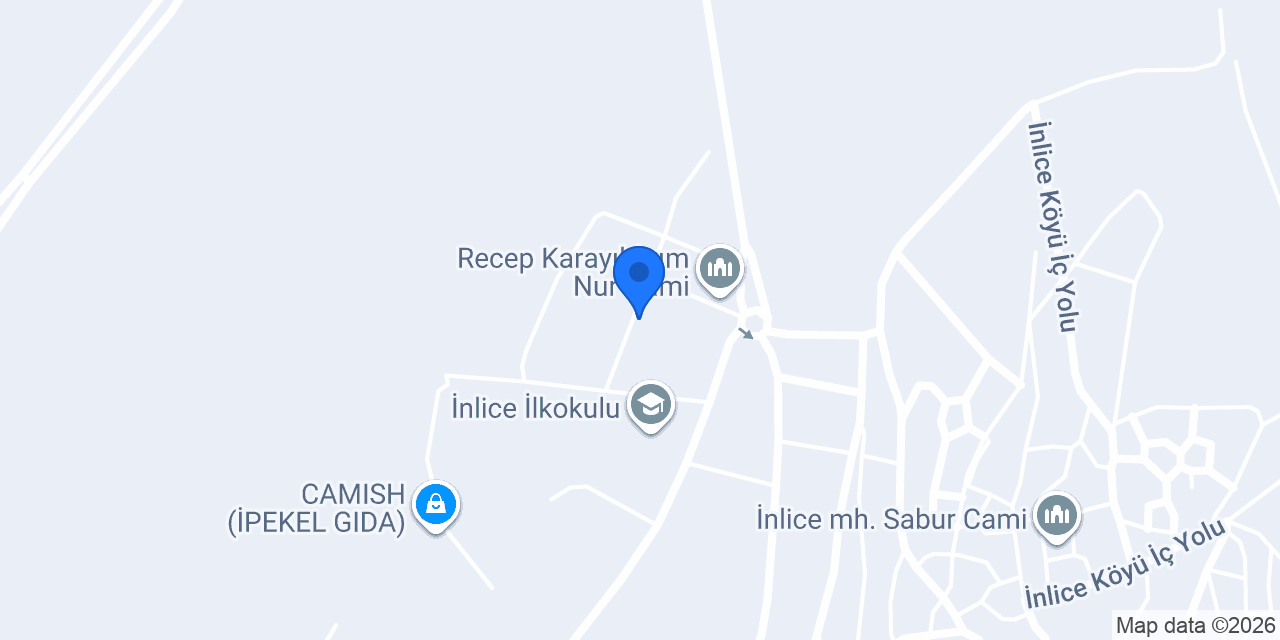 İnlice Sağlık Ocağı konumu