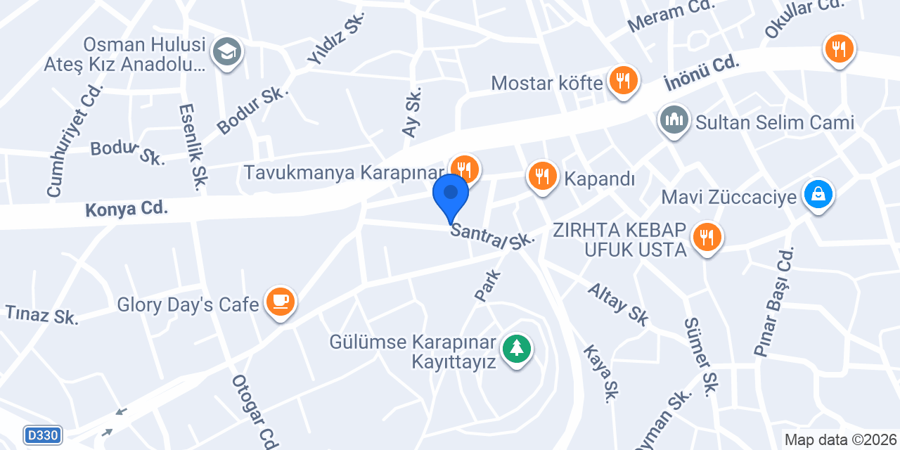 Tesla Eğitim Merkezi konumu