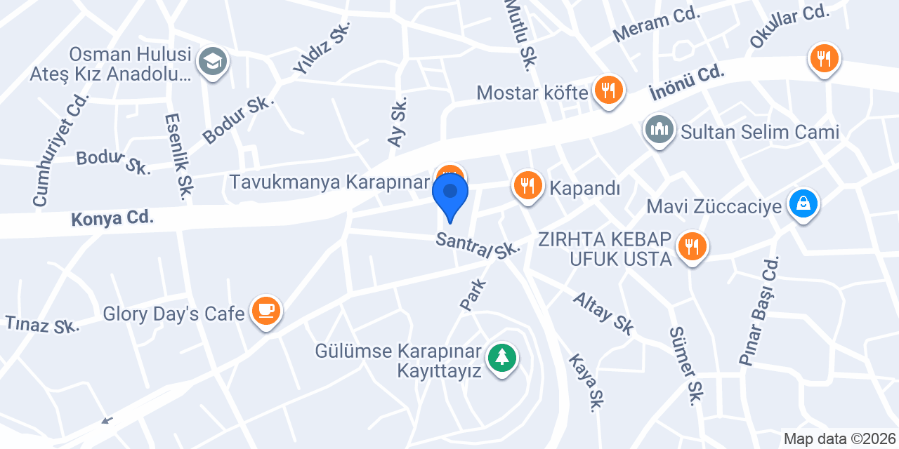 Çiğköftem Karapınar konumu