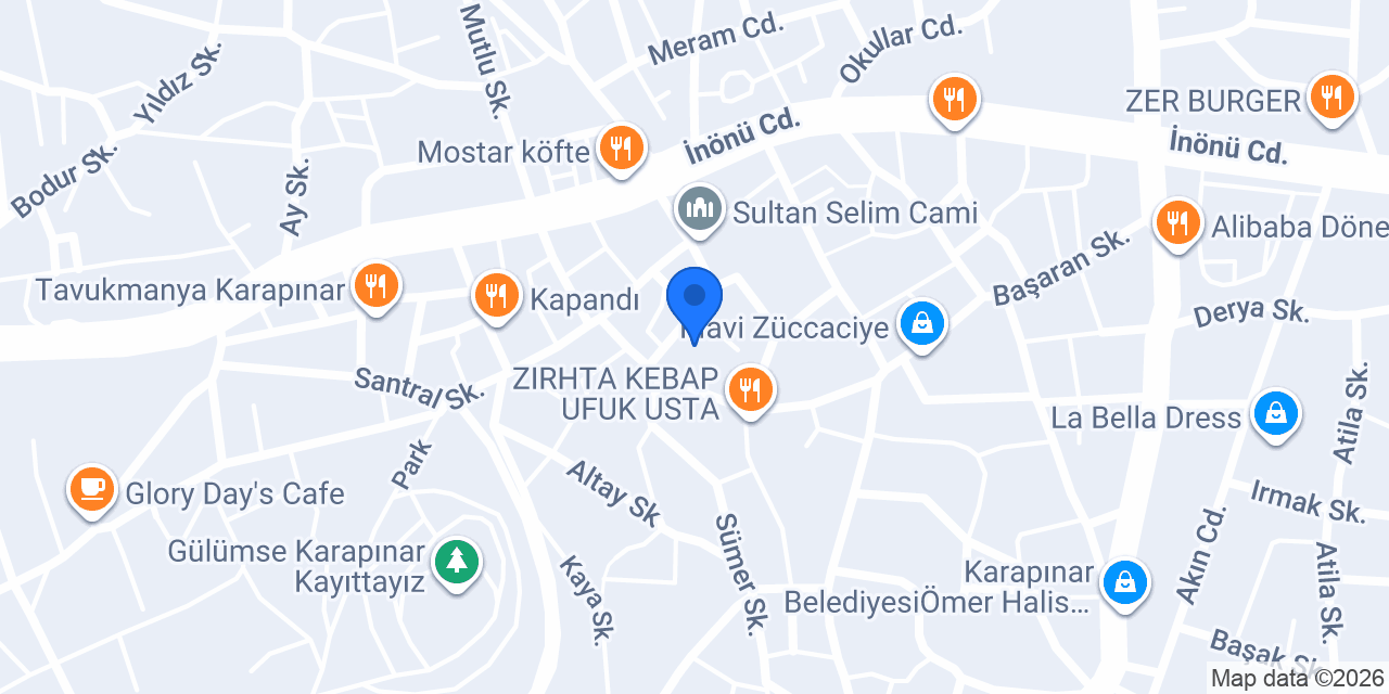 KARAPINAR SERHENDİ DERGAHI konumu