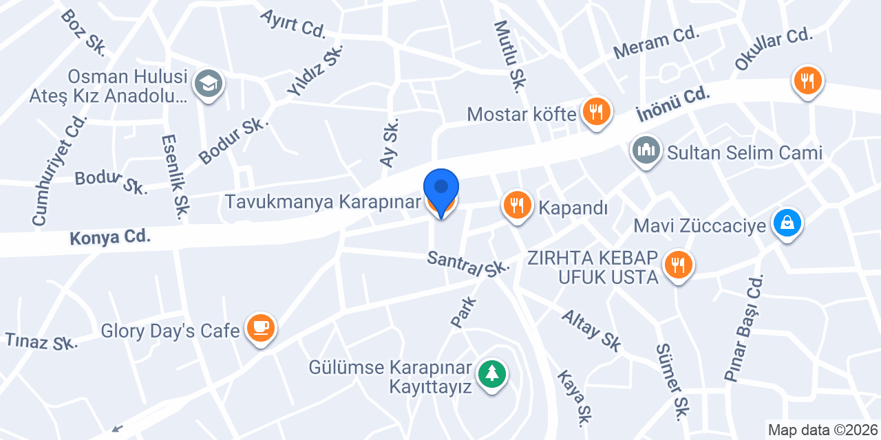 Tavukmanya Karapınar konumu