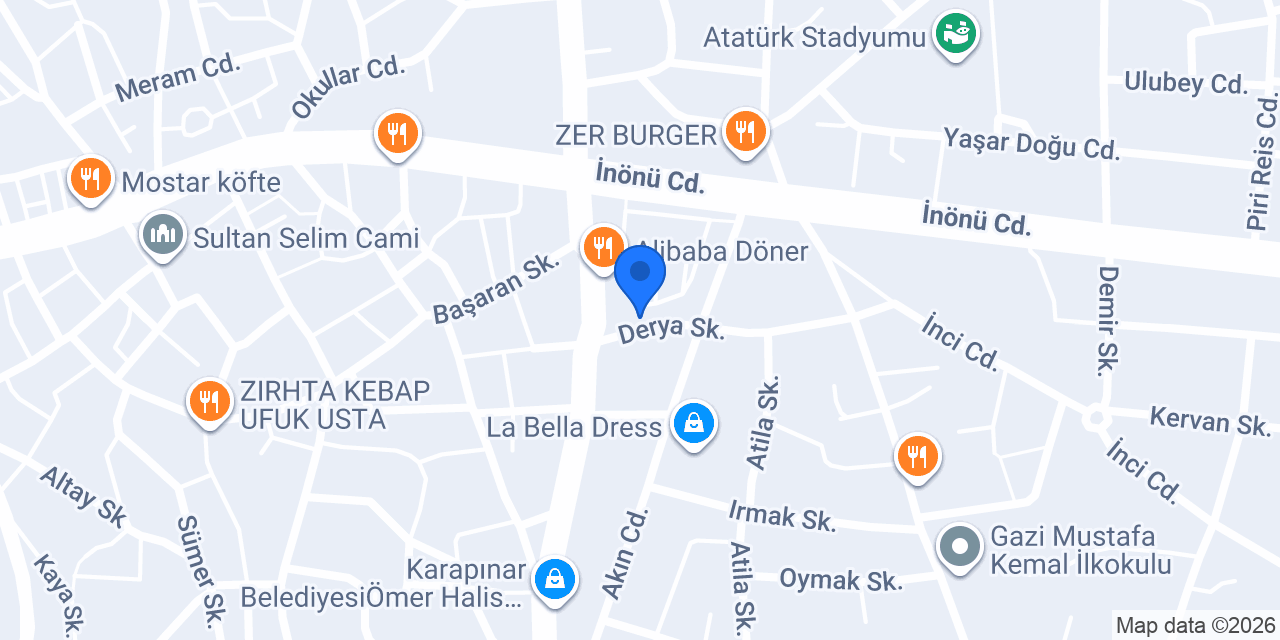 Karapınar BİLGEHANE konumu