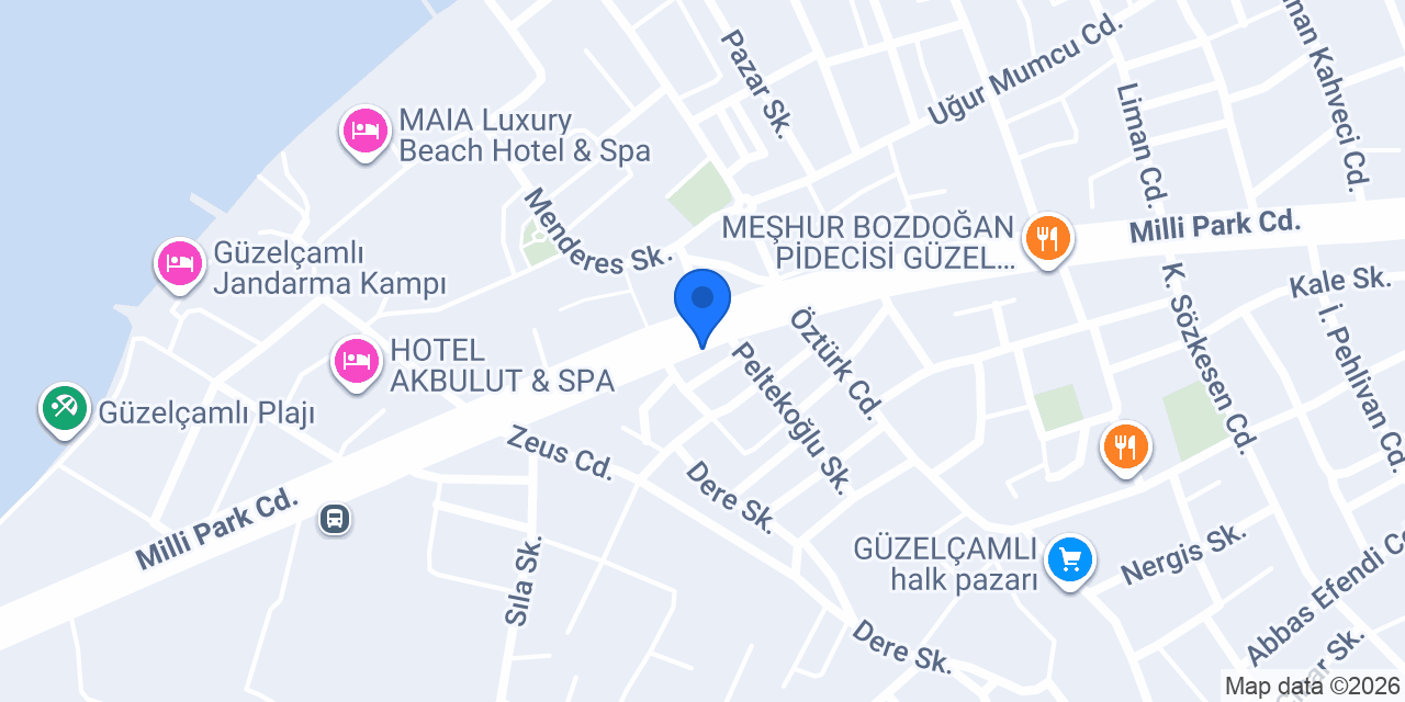 Güzelçamlı Eczanesi konumu