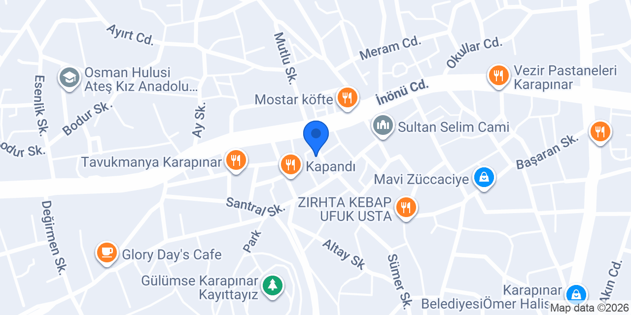 Çağiran Nalburiye & Hirdavat konumu
