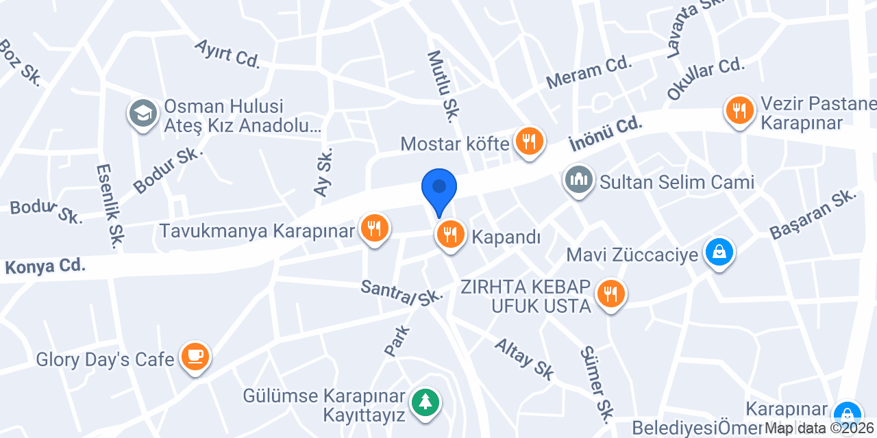 Üçler Un Ve Unlu Mamülleri TİC. LTD. ŞTİ. konumu