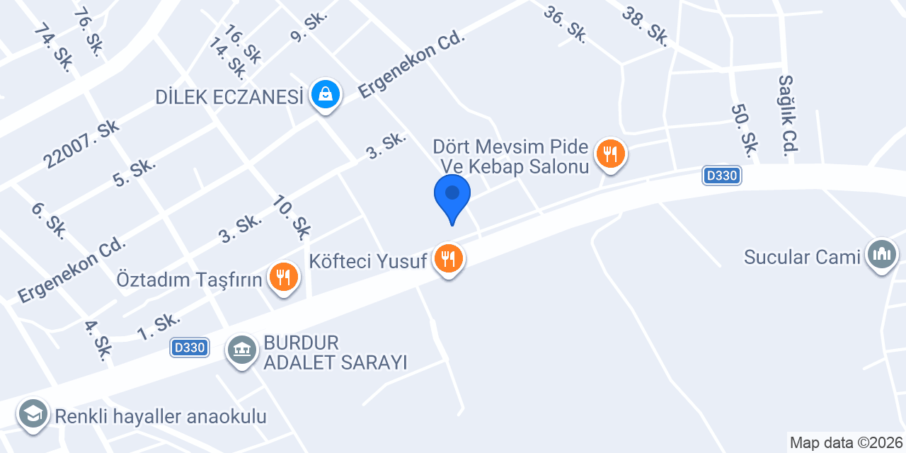 Çilek Odası | Burdur konumu
