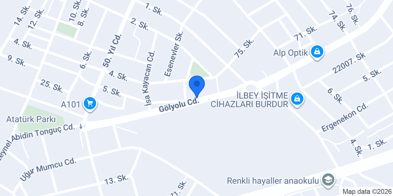 BURDUR NOVA OPTİK 2 konumu
