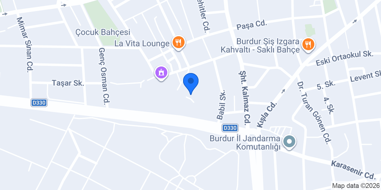 Öğr. Gör. Gökhan TURAN konumu