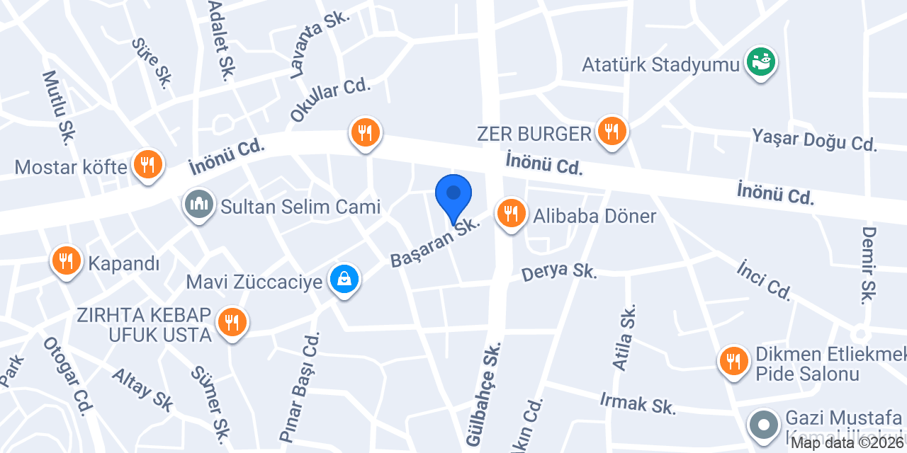Pınar Mobilya konumu