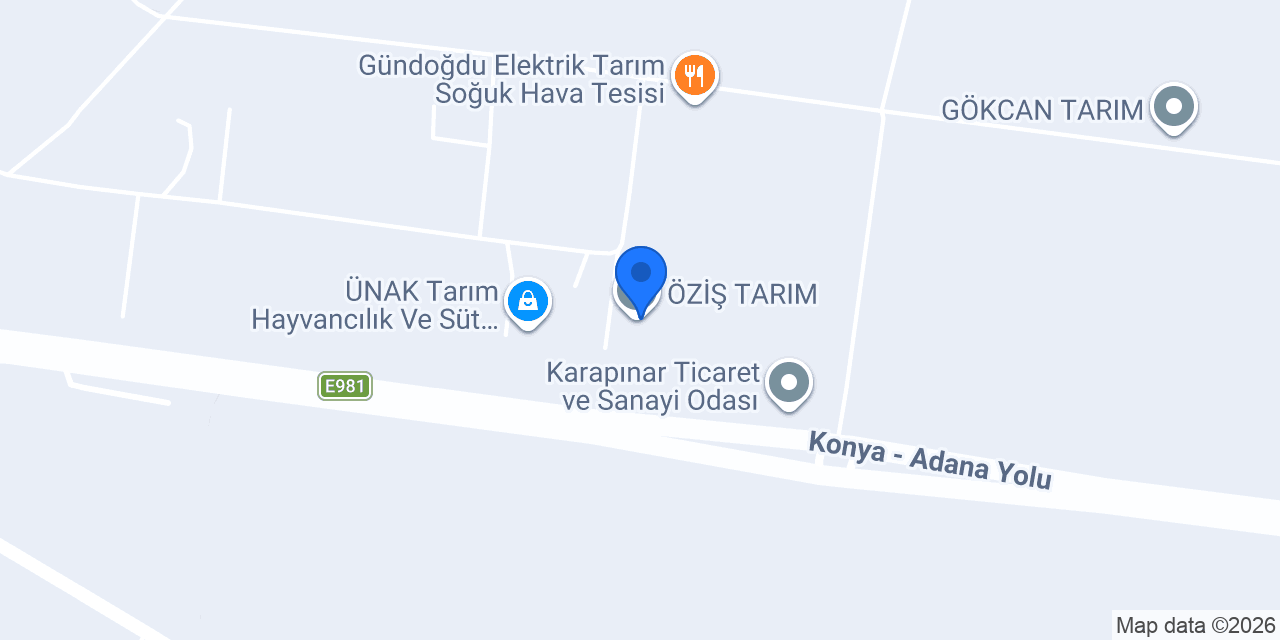 ÖZİŞ TARIM konumu
