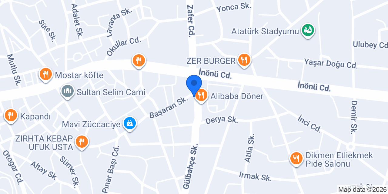Anıt Sürücü Kursu konumu