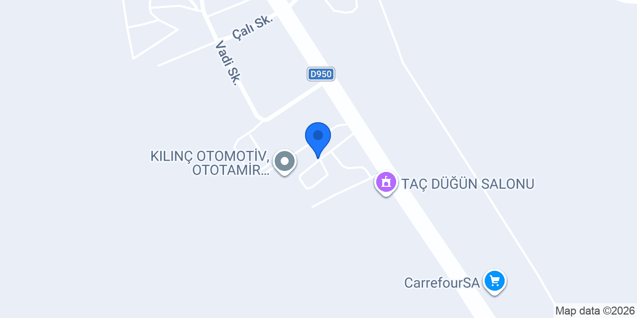 OTO ÇINAR konumu