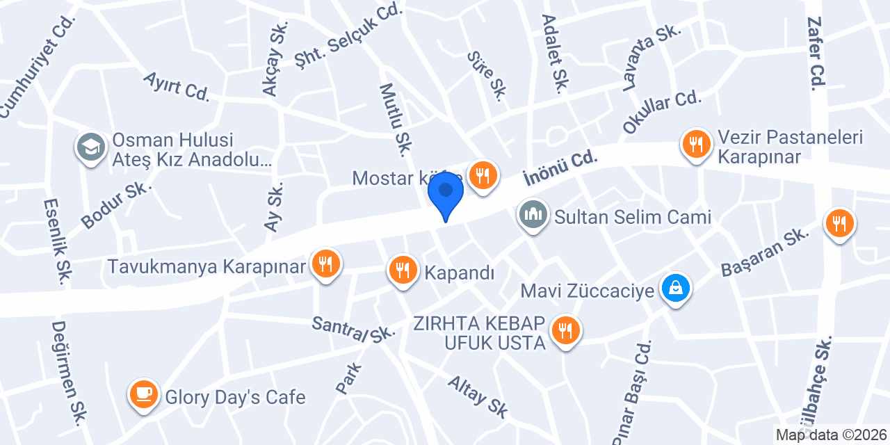 Komagene Etsiz Çiğ Köfte konumu