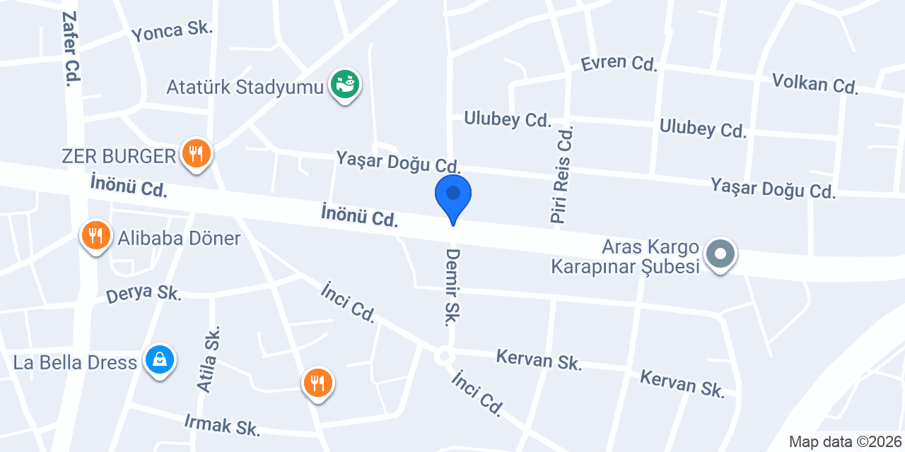 Kurtay Restoran konumu