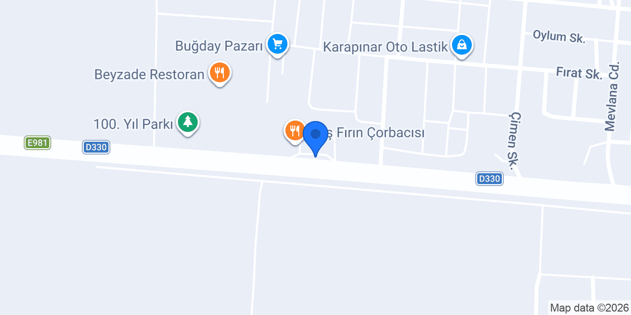 Petrol Ofisi konumu