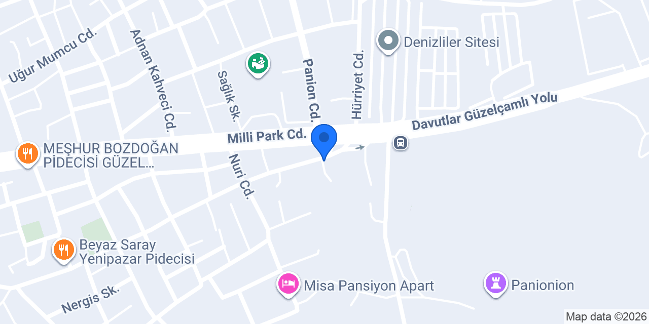 Kuşadası Otelleri konumu