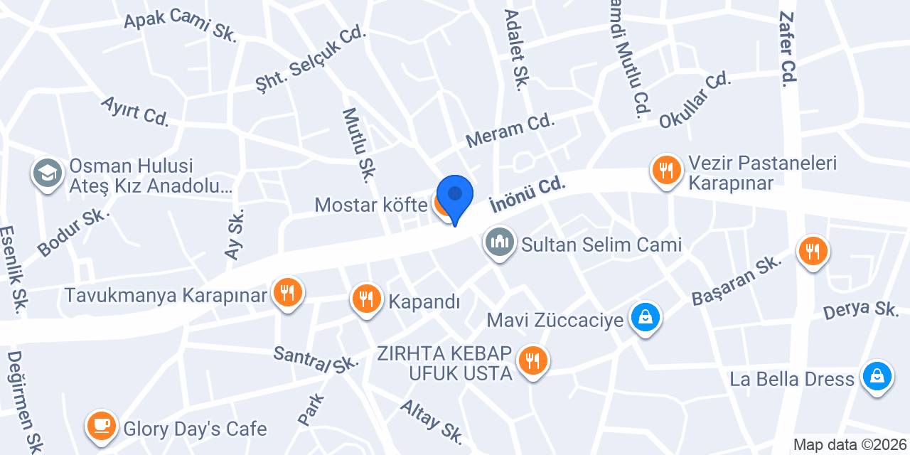 Karapınar Öğretmenevi Aso konumu
