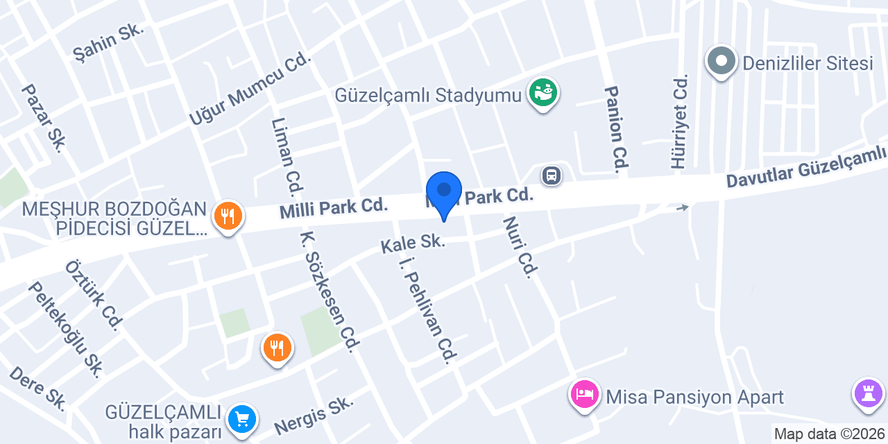 Yasinoğlu Yapı Market konumu