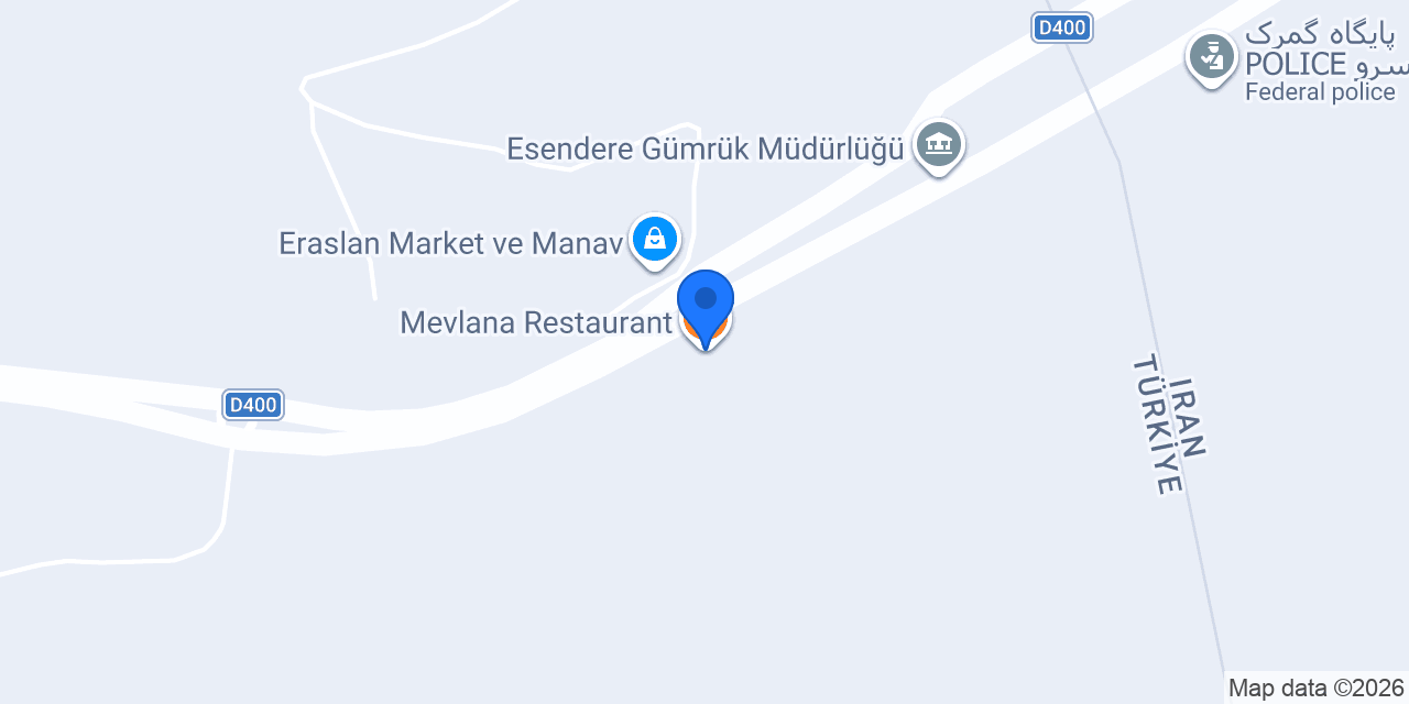 Mevlana Restaurant konumu