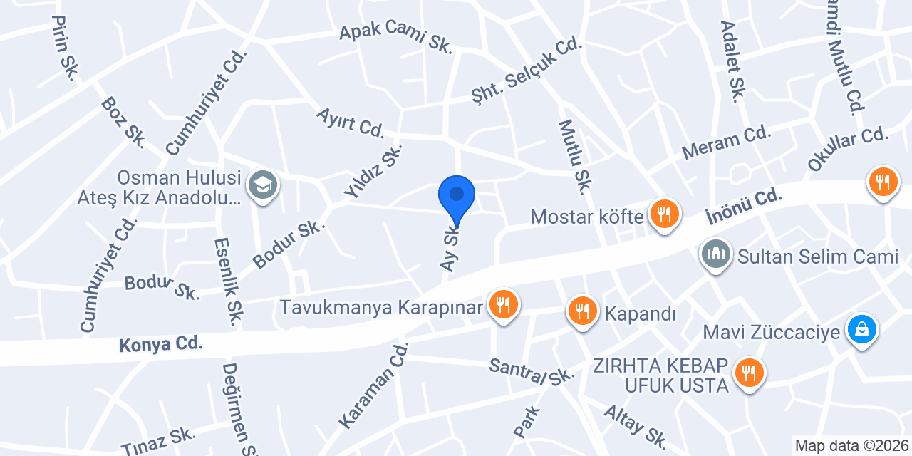 Fatih Yalçın Yapı Dekor konumu