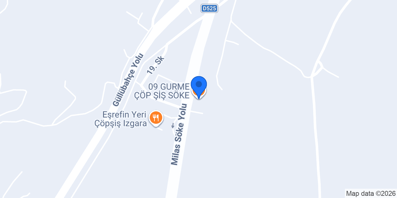 09 GURME ÇÖP ŞİŞ SÖKE konumu
