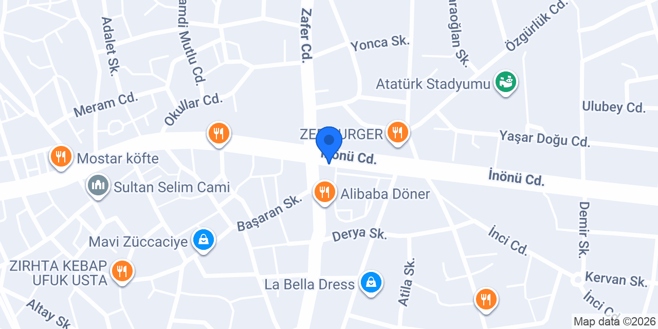 Elfida Kitabevi Kırtasiye konumu