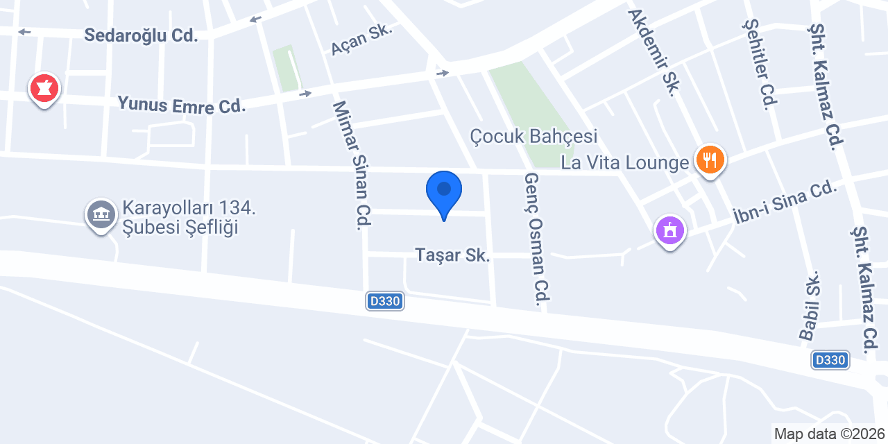 ÖZYURT KIZ APART konumu