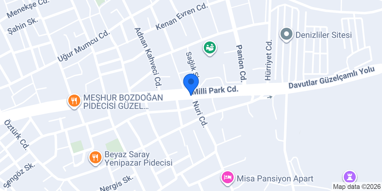 Öz Yenipazar pide konumu