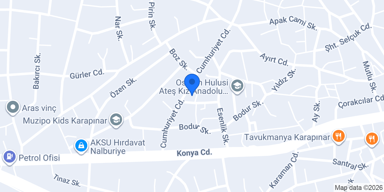 Altaş Oto Kaporta konumu