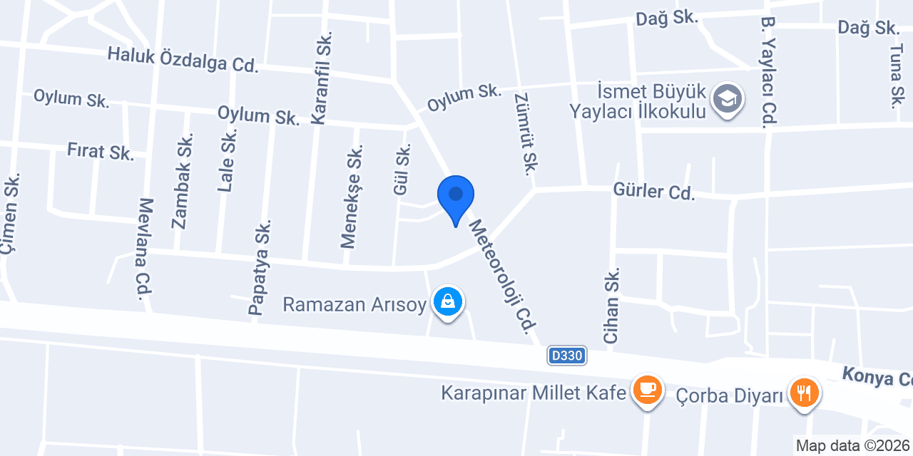 Karaman Hurdacılık konumu