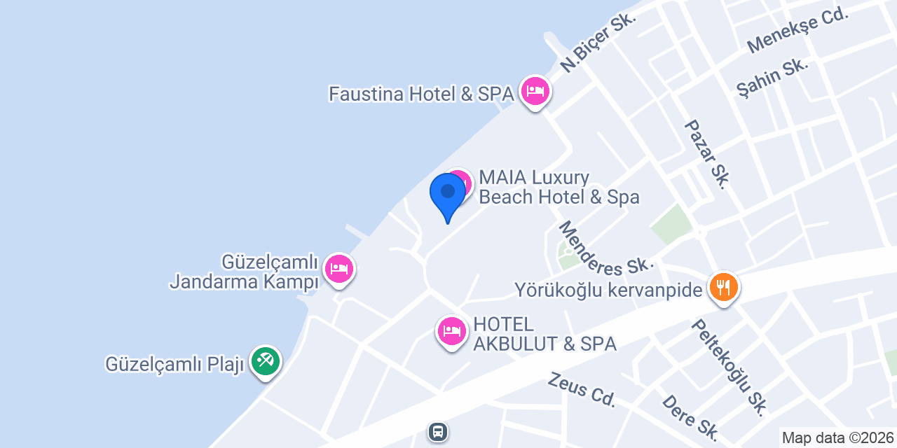 Artan Suite Tatil Evleri konumu