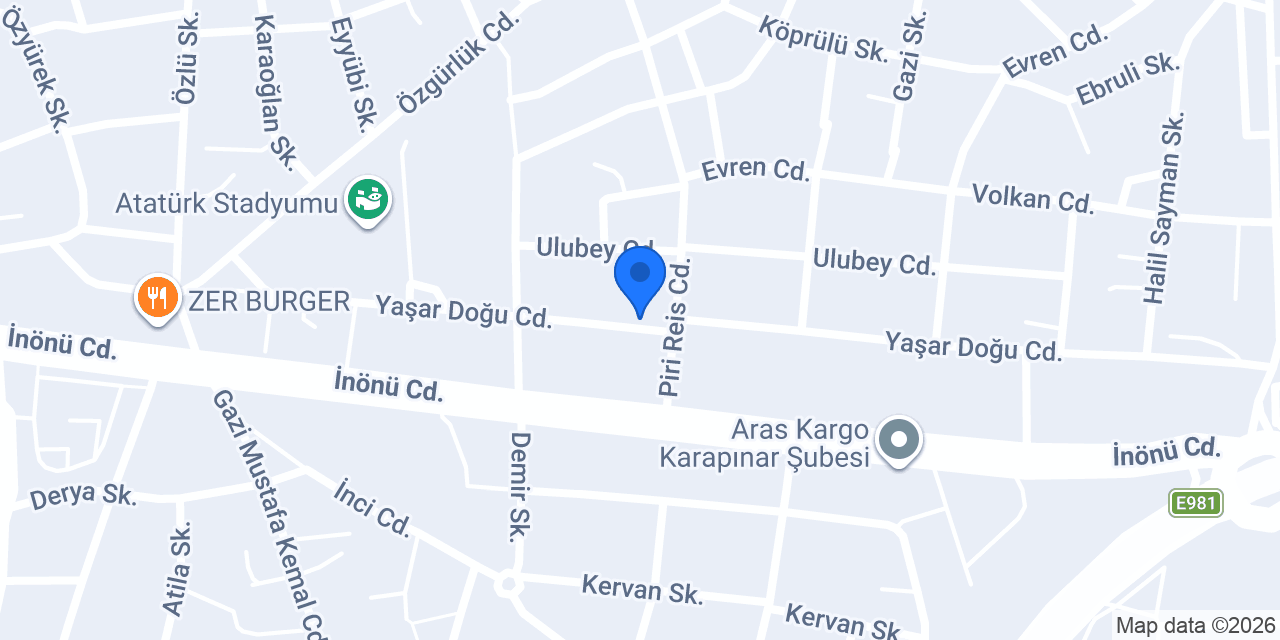 Dörtyol Dürümcüsü Şenol Usta konumu
