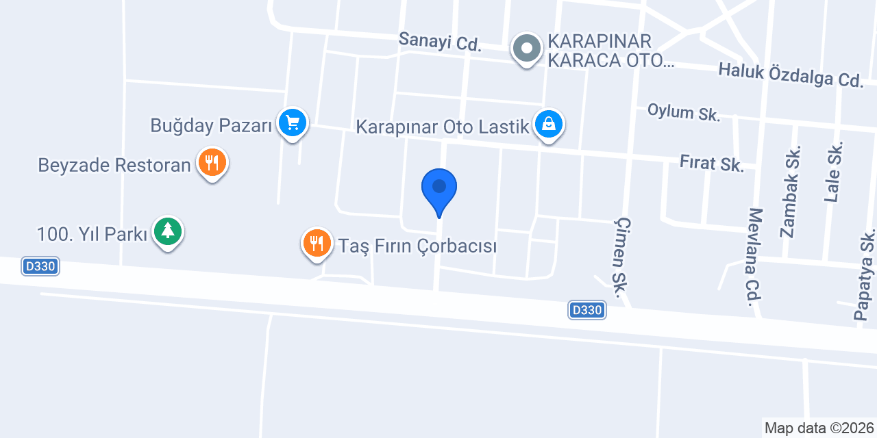 GÜVEN OTO CAM KAPORTA BOYA SERVİSİ konumu