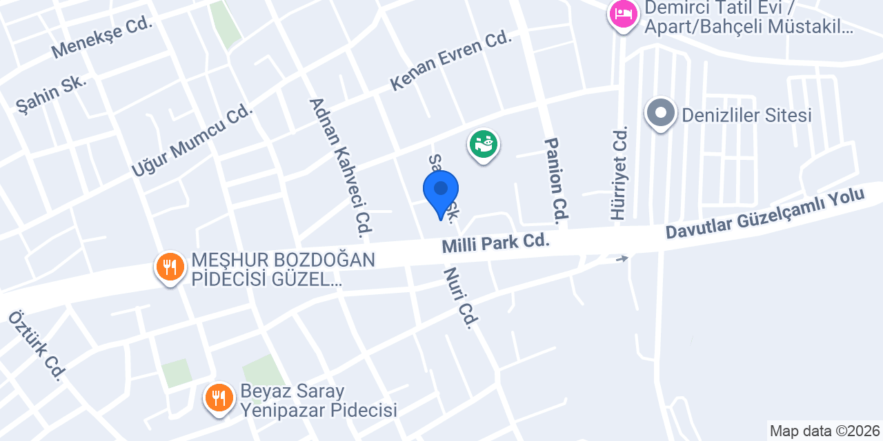 Zeus Veteriner Kliniği konumu
